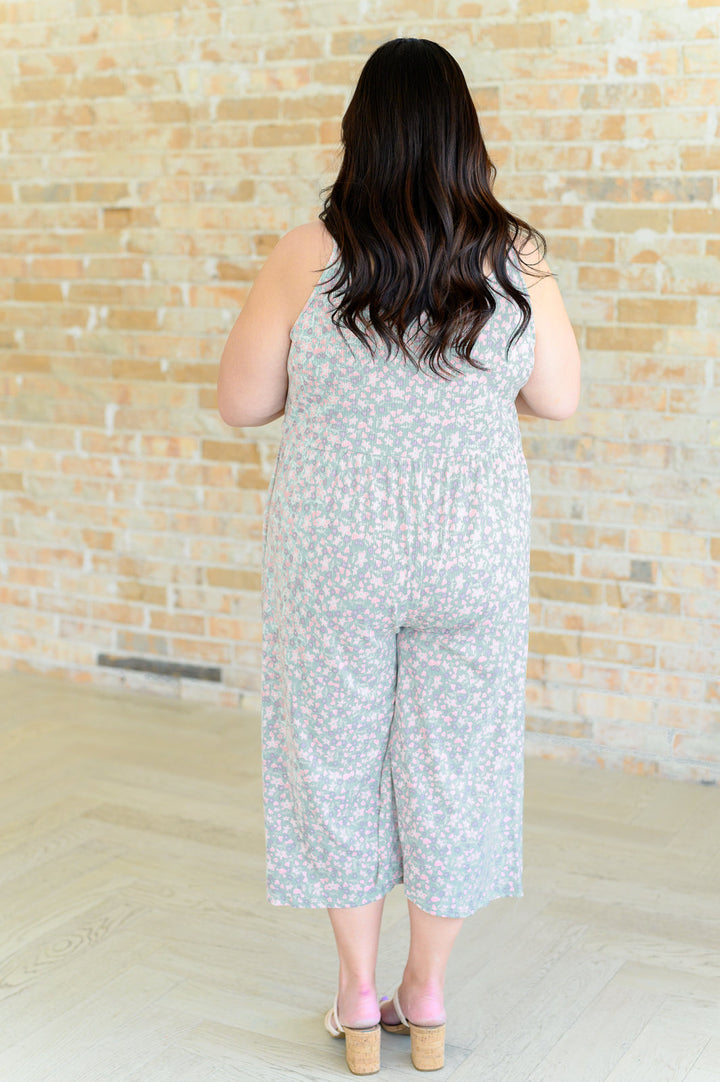 Lucky In Love Floral Jumpsuit-Jumpsuits & Rompers-Inspired by Justeen-Women's Clothing Boutique