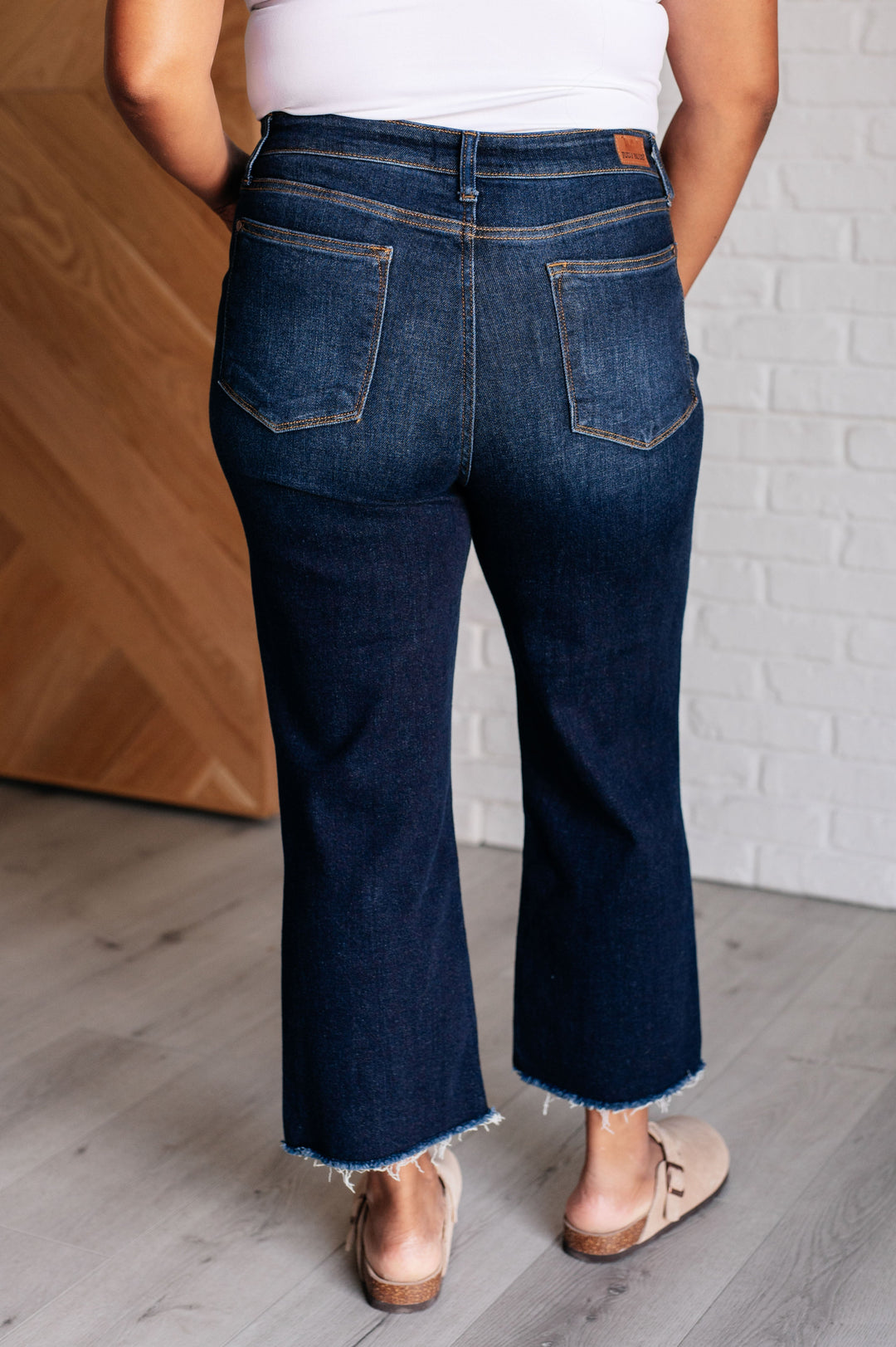 Madeline High Rise Cropped Wide Leg Jeans-Denim-Inspired by Justeen-Women's Clothing Boutique