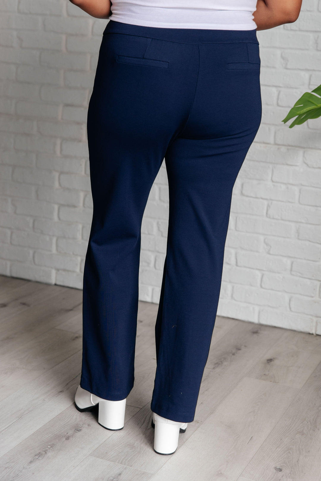 Magic Straight Pants in Navy-Pants-Inspired by Justeen-Women's Clothing Boutique