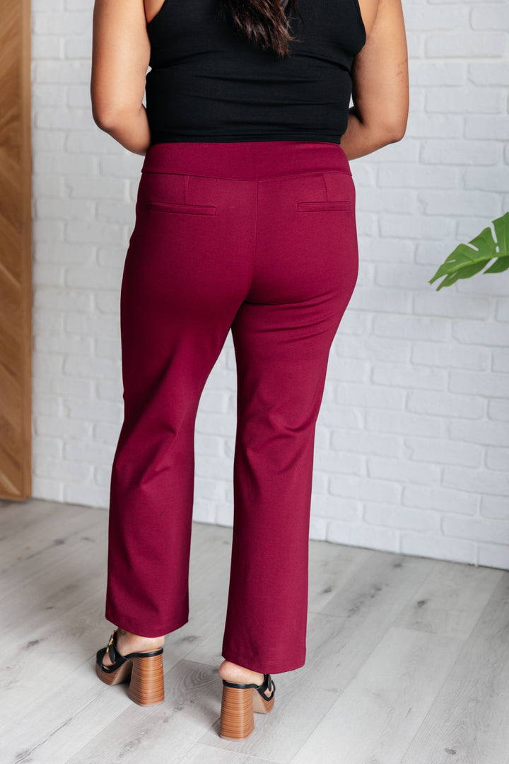 Magic Straight Pants in Wine-Pants-Inspired by Justeen-Women's Clothing Boutique