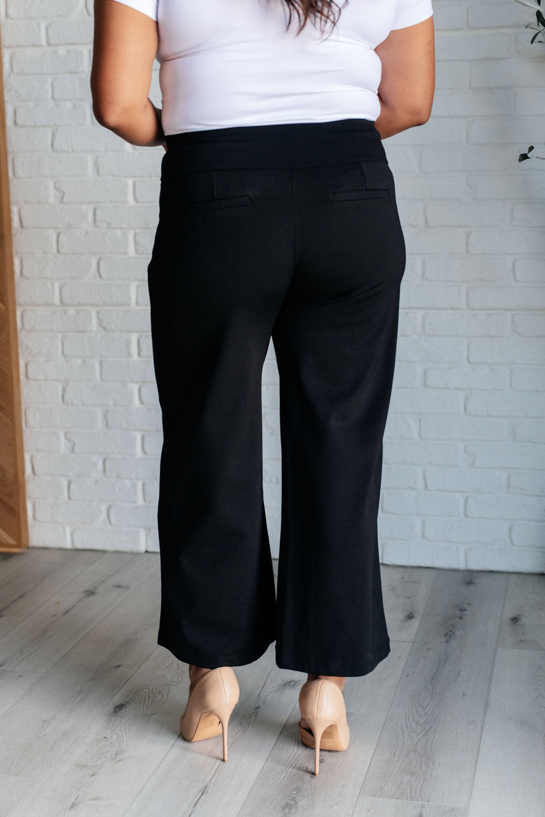 Magic Wide Leg Crop Pants in Black-Pants-Inspired by Justeen-Women's Clothing Boutique