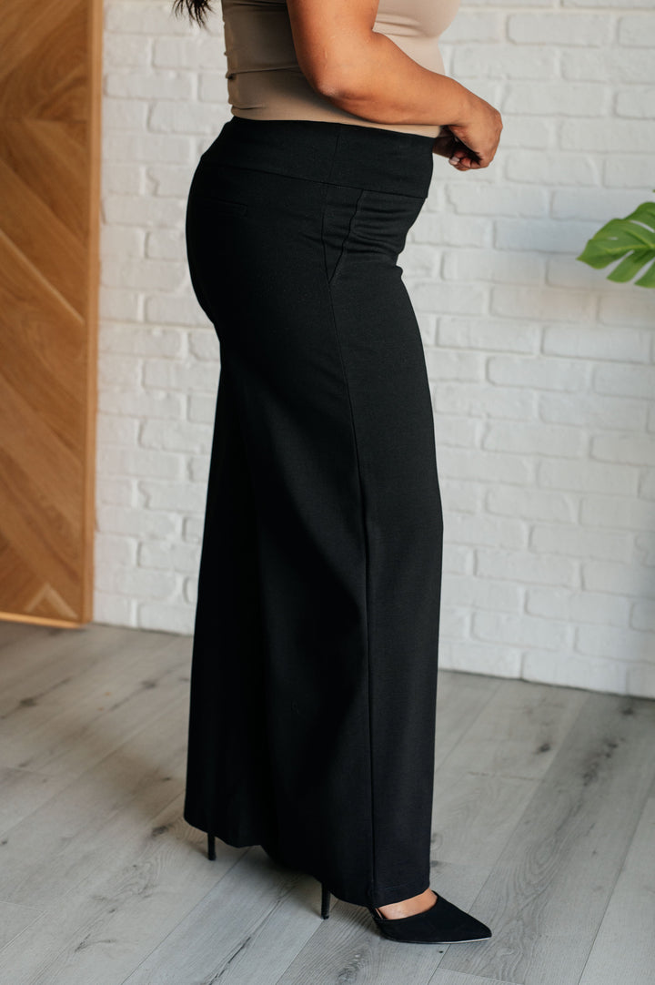 Magic Wide Leg Pants in Black-Pants-Inspired by Justeen-Women's Clothing Boutique