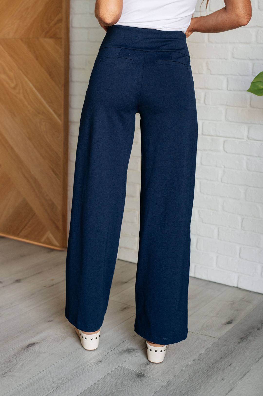 Magic Wide Leg Pants in Navy-Pants-Inspired by Justeen-Women's Clothing Boutique