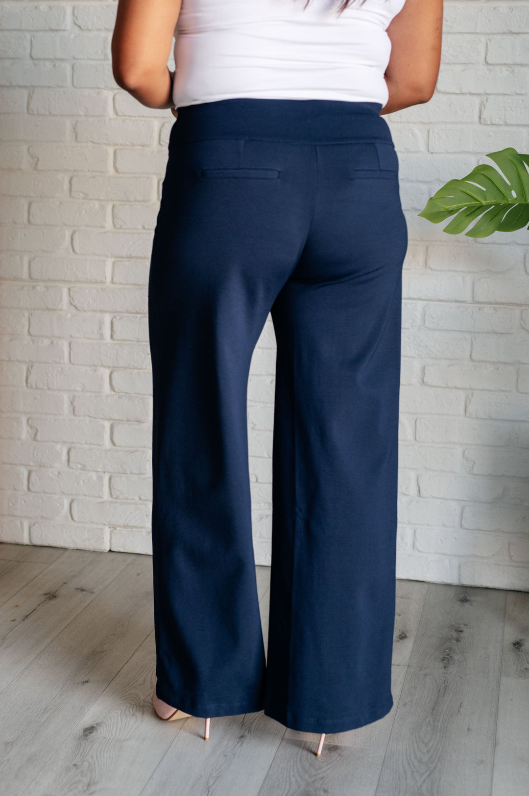 Magic Wide Leg Pants in Navy-Pants-Inspired by Justeen-Women's Clothing Boutique