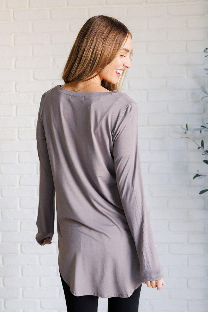 Me Time Long Sleeve Top-110 Long Sleeve Tops-Inspired by Justeen-Women's Clothing Boutique