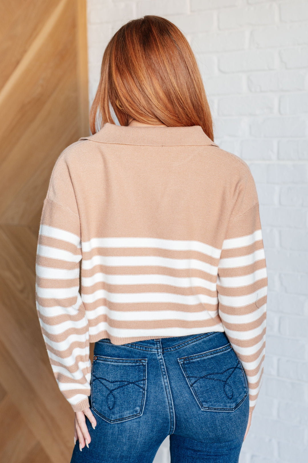 Memorable Moment Striped Sweater-Sweaters/Sweatshirts-Inspired by Justeen-Women's Clothing Boutique