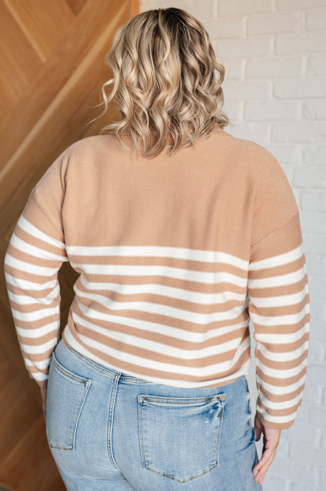 Memorable Moment Striped Sweater-Sweaters/Sweatshirts-Inspired by Justeen-Women's Clothing Boutique