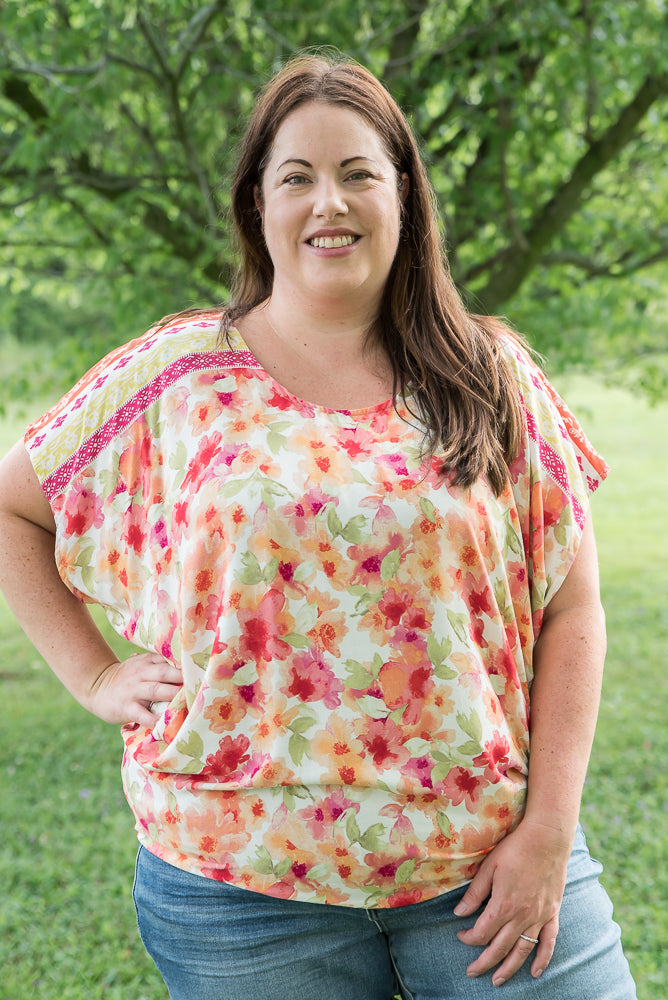 Bright Eyed Floral Top-White Birch-Inspired by Justeen-Women's Clothing Boutique