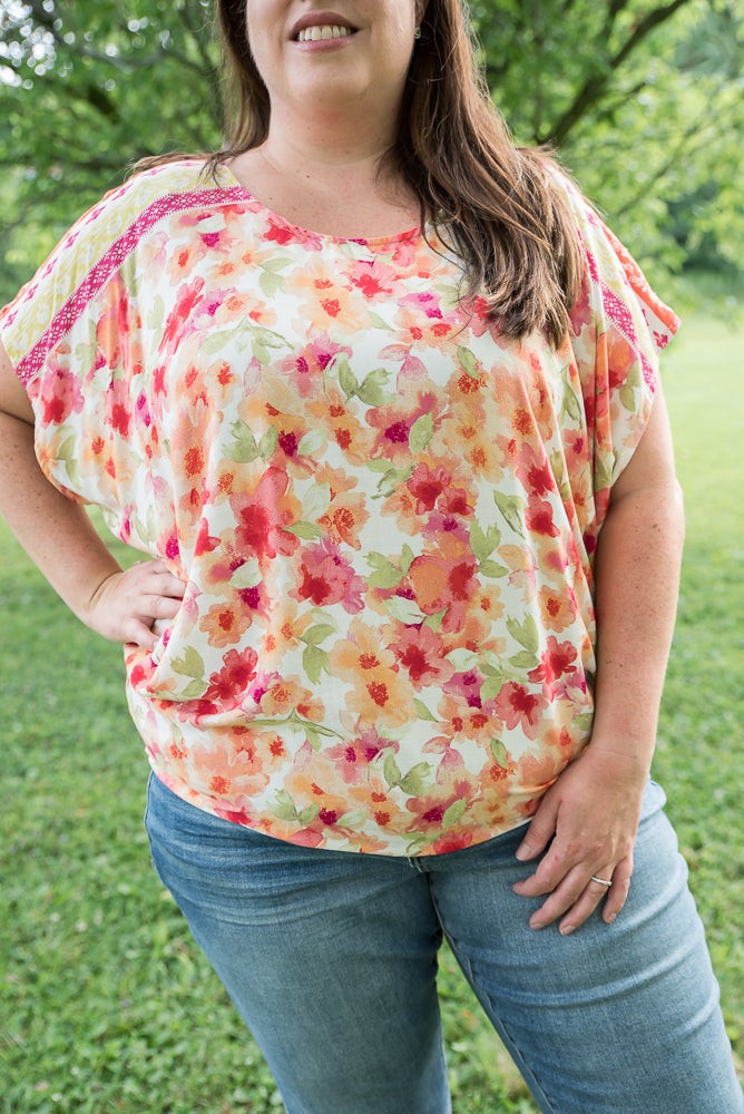 Bright Eyed Floral Top-White Birch-Inspired by Justeen-Women's Clothing Boutique