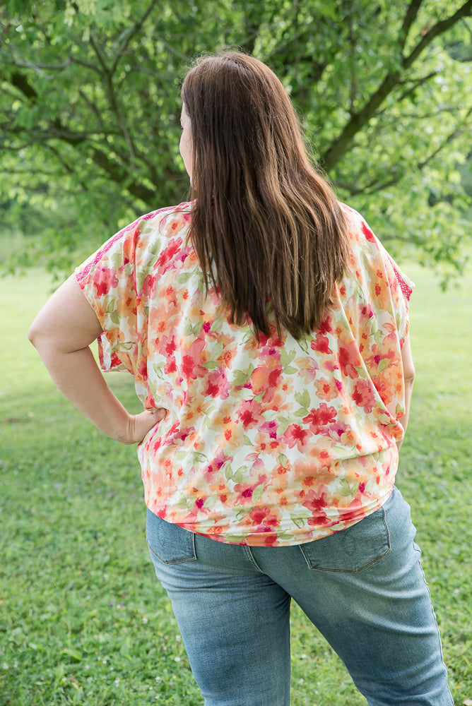 Bright Eyed Floral Top-White Birch-Inspired by Justeen-Women's Clothing Boutique