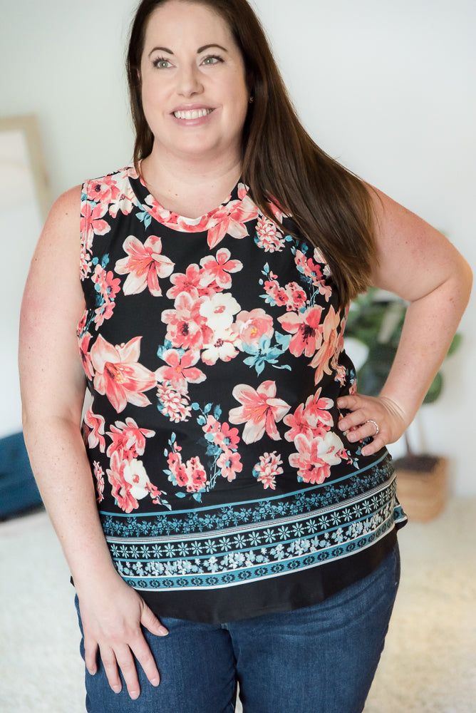 Floral Perfection Tank-White Birch-Inspired by Justeen-Women's Clothing Boutique