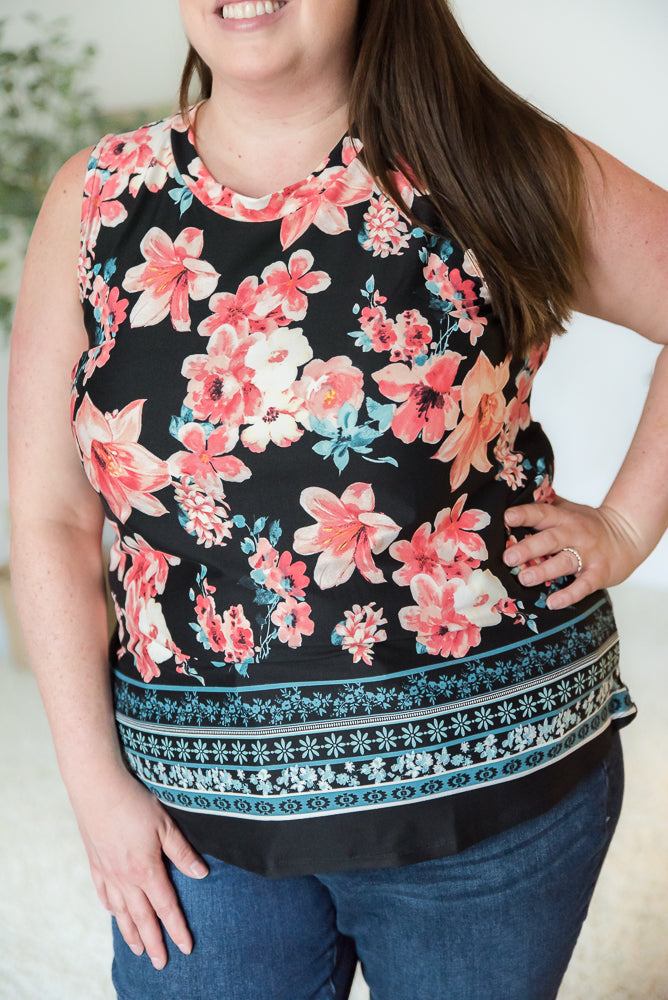 Floral Perfection Tank-White Birch-Inspired by Justeen-Women's Clothing Boutique