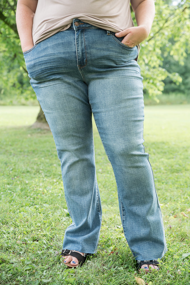 In the Fast Lane Bootcut Judy Blue Jeans-judy blue-Inspired by Justeen-Women's Clothing Boutique