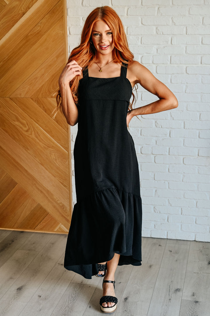 Nightlife Tie Back Maxi Dress-Dresses-Inspired by Justeen-Women's Clothing Boutique