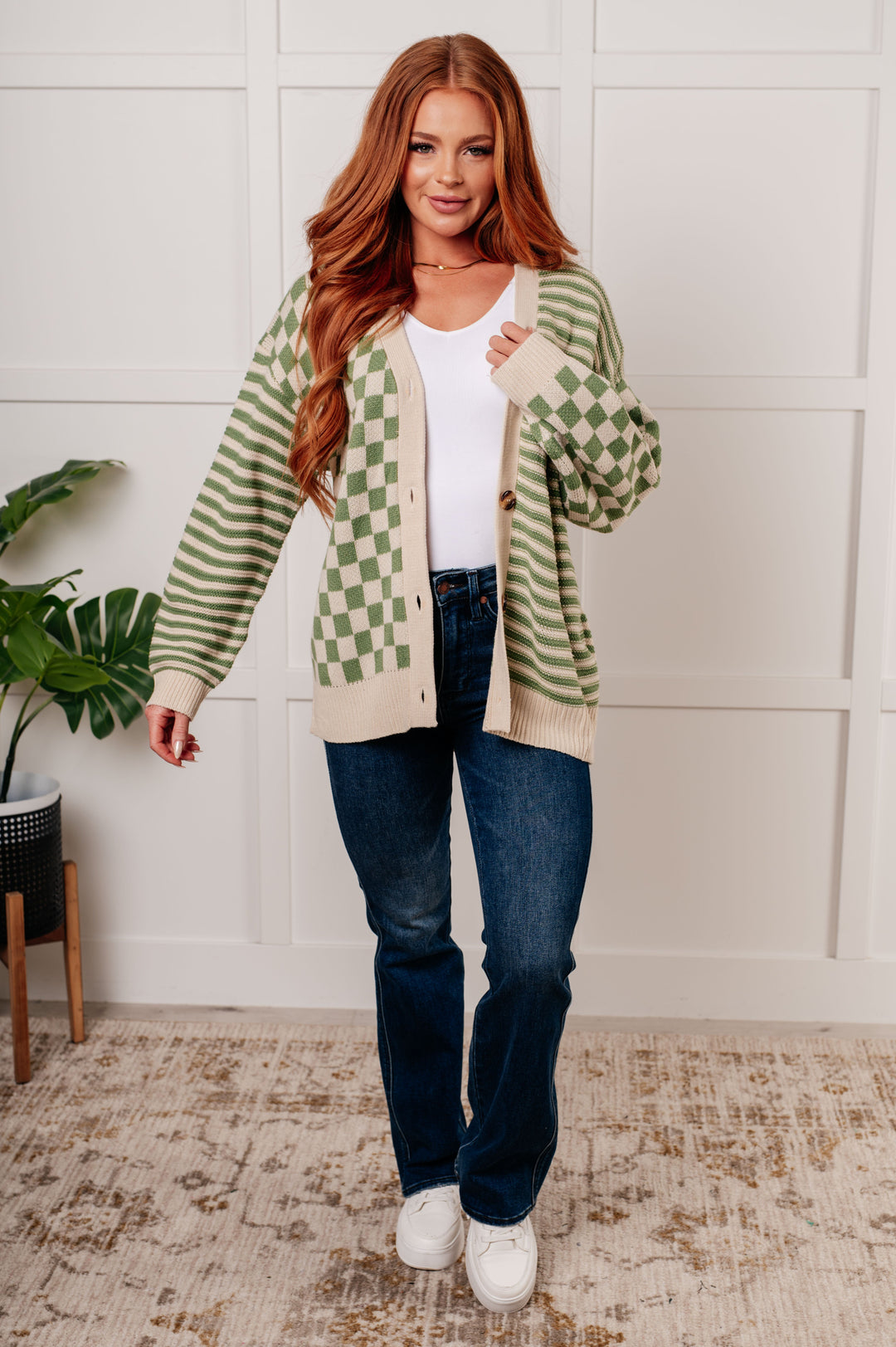 No Brainer Button Down Sweater Knit Cardigan-Cardigans + Kimonos-Inspired by Justeen-Women's Clothing Boutique