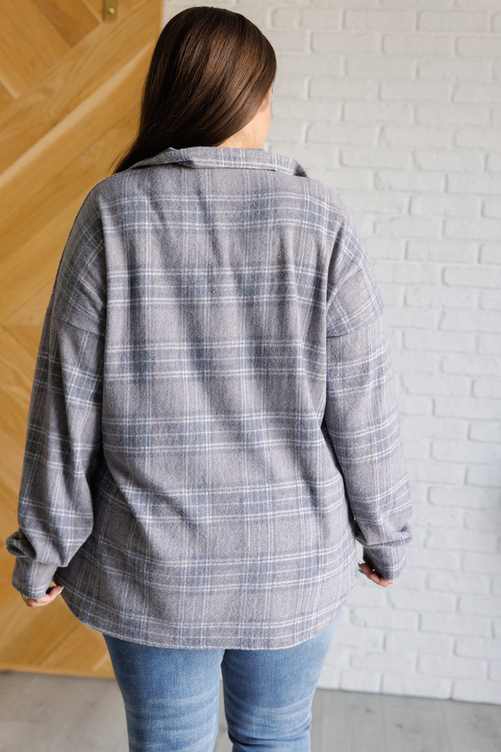 Out of the Way Plaid Button Up-110 Long Sleeve Tops-Inspired by Justeen-Women's Clothing Boutique