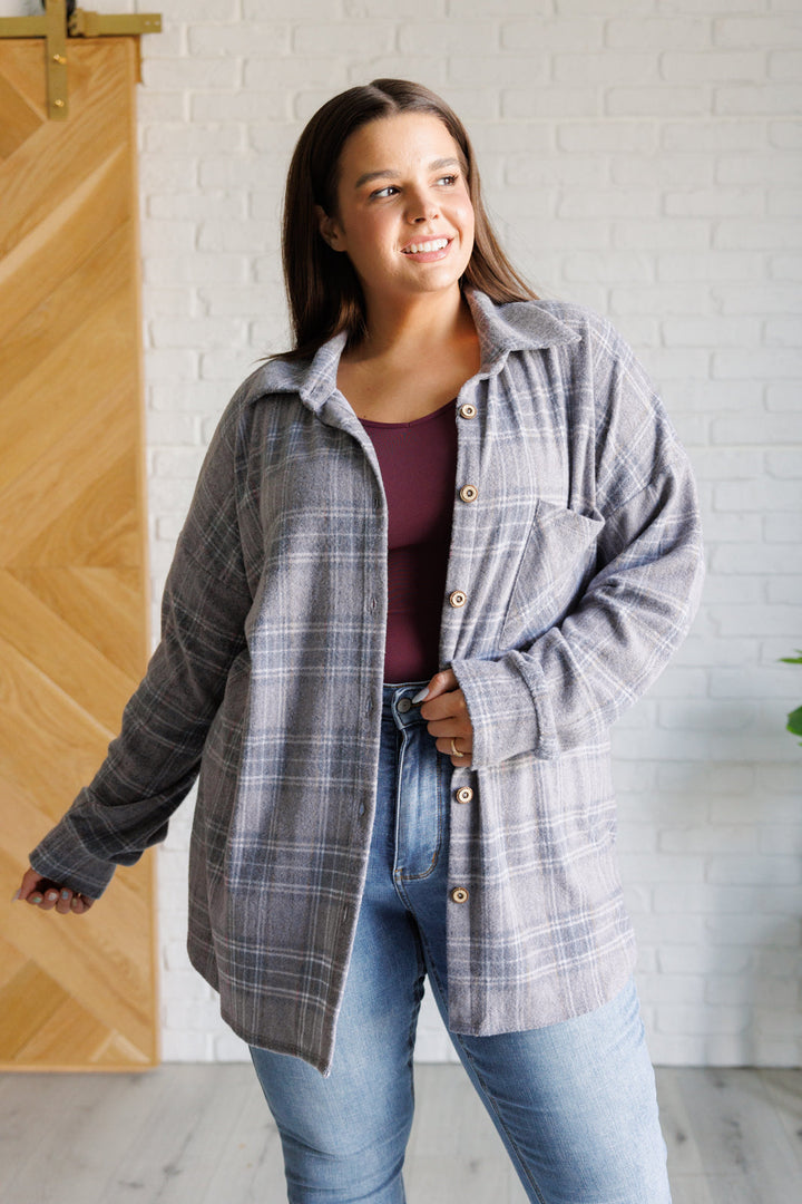 Out of the Way Plaid Button Up-110 Long Sleeve Tops-Inspired by Justeen-Women's Clothing Boutique