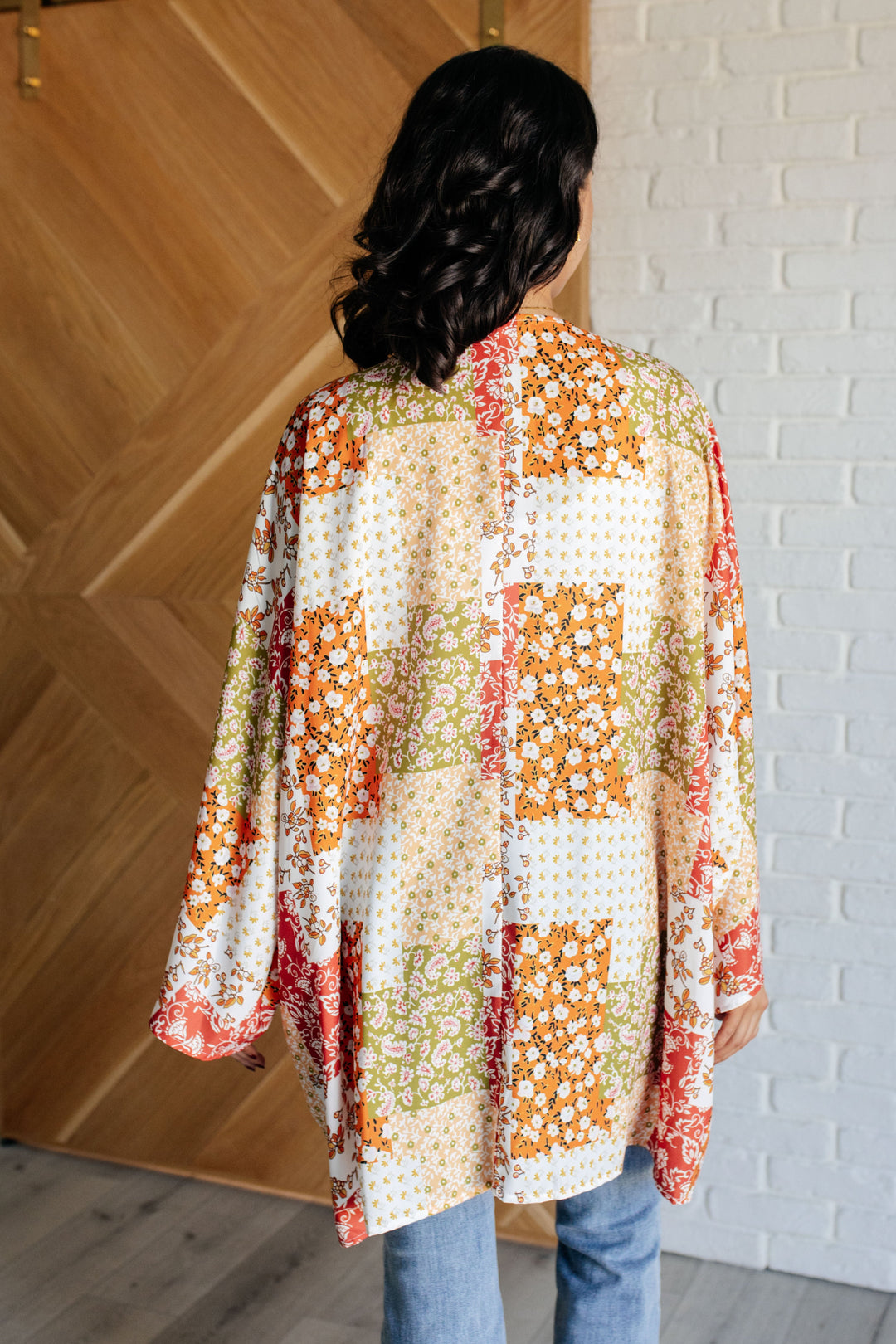 Patchwork of Feelings Mixed Floral Kimono-Cardigans + Kimonos-Inspired by Justeen-Women's Clothing Boutique