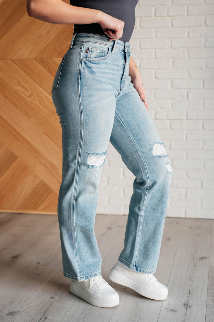 Patricia High Rise Rigid Magic 90's Straight Jeans-Denim-Inspired by Justeen-Women's Clothing Boutique