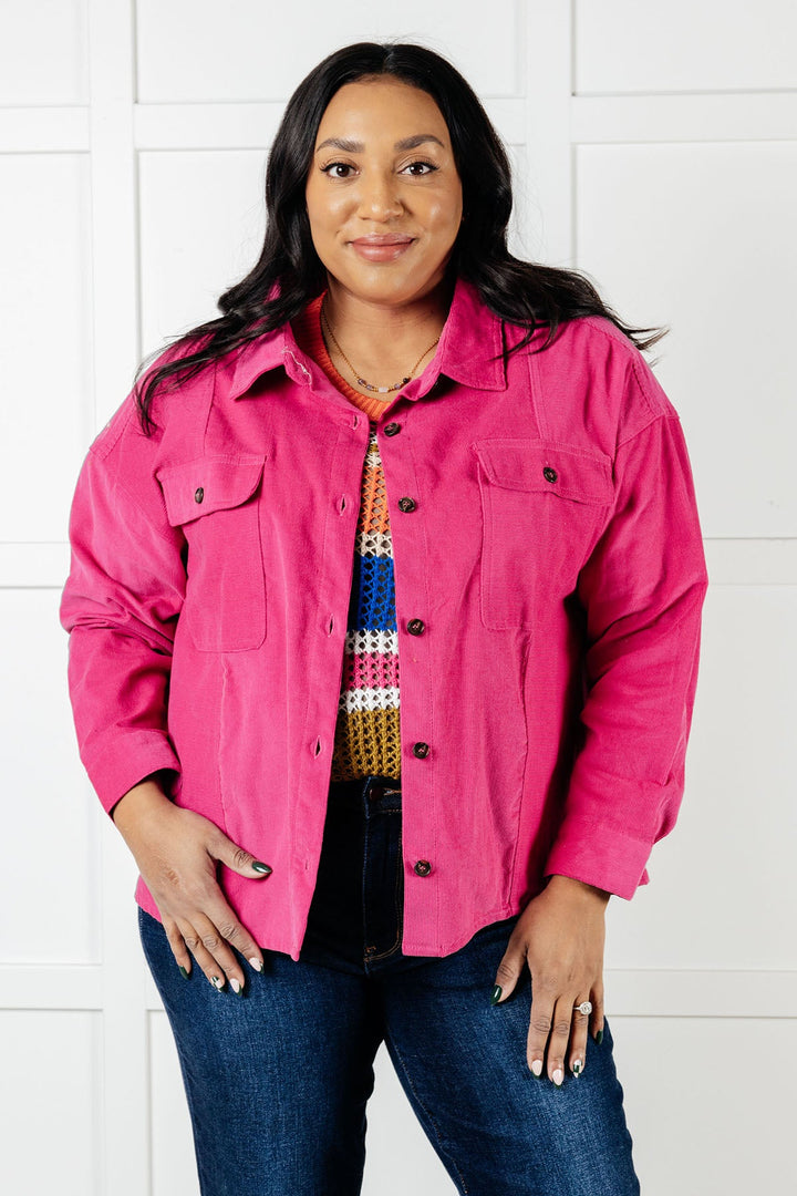 Perfect Pop of Pink Jacket-Outerwear-Inspired by Justeen-Women's Clothing Boutique