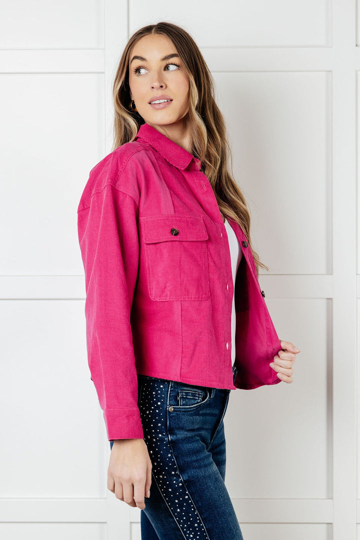 Perfect Pop of Pink Jacket-Outerwear-Inspired by Justeen-Women's Clothing Boutique