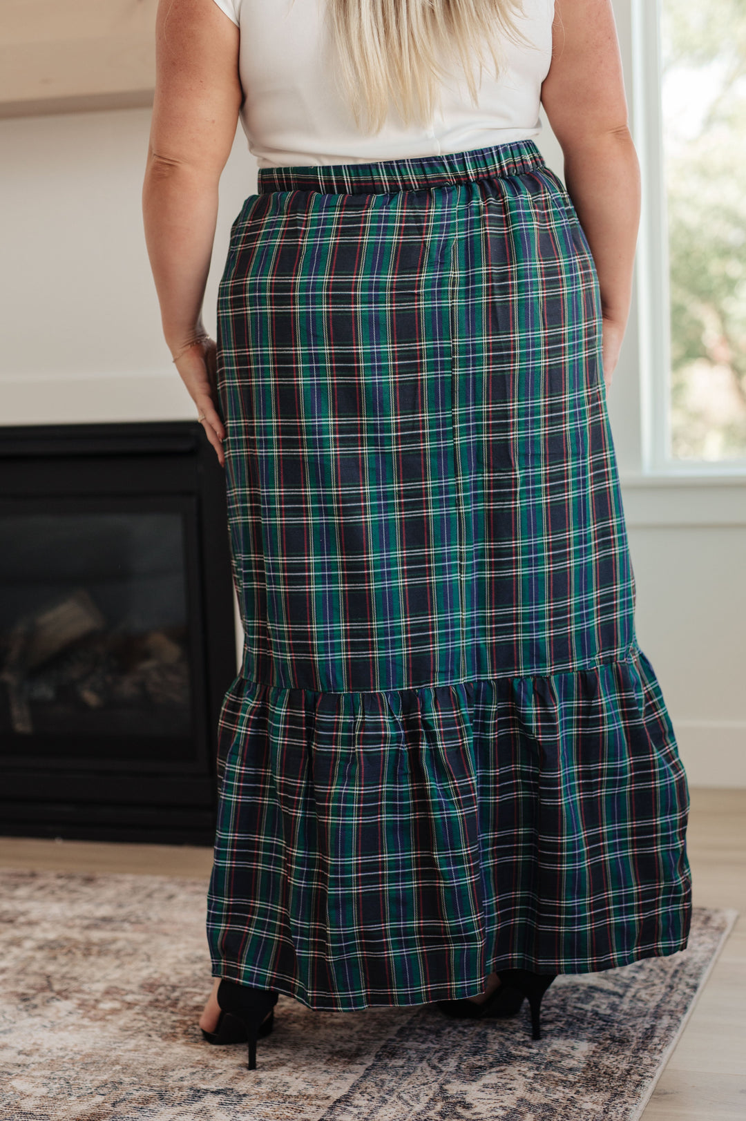 Plaid Perfection Maxi Skirt-Skirts-Inspired by Justeen-Women's Clothing Boutique