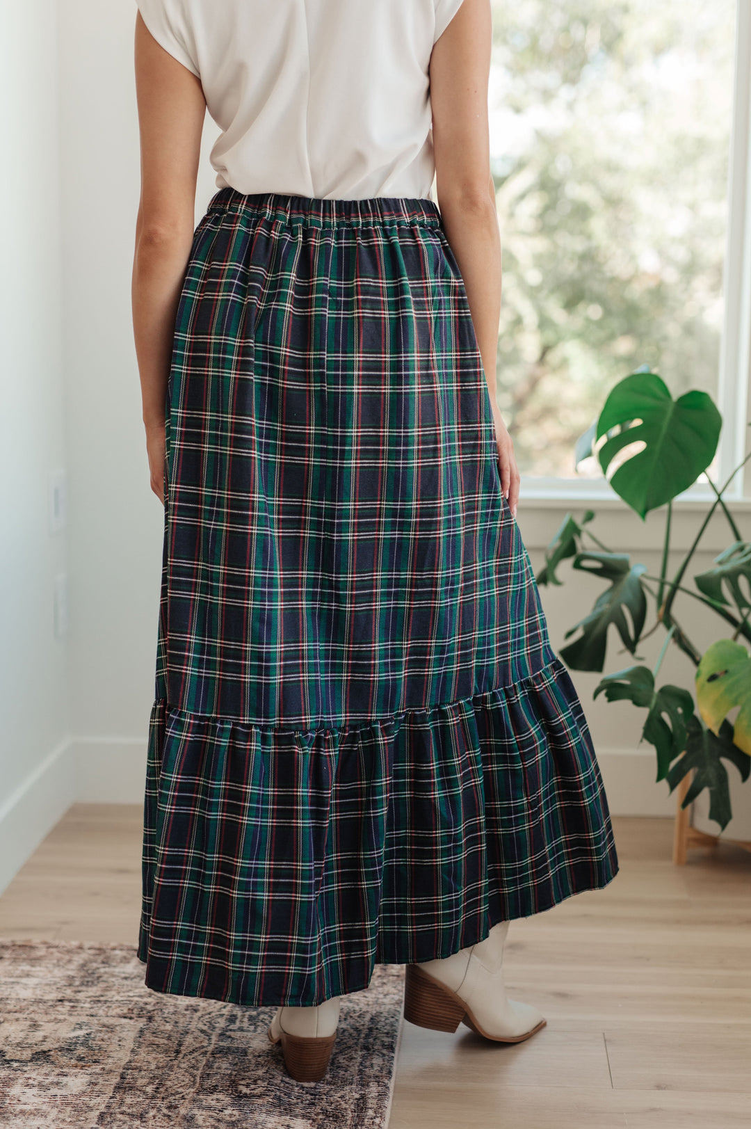 Plaid Perfection Maxi Skirt-Skirts-Inspired by Justeen-Women's Clothing Boutique