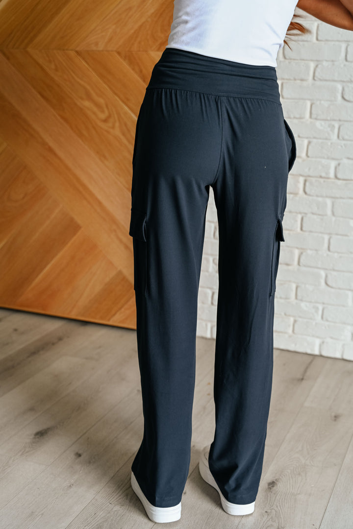 Race to Relax Cargo Pants in Nocturnal Navy-Pants-Inspired by Justeen-Women's Clothing Boutique