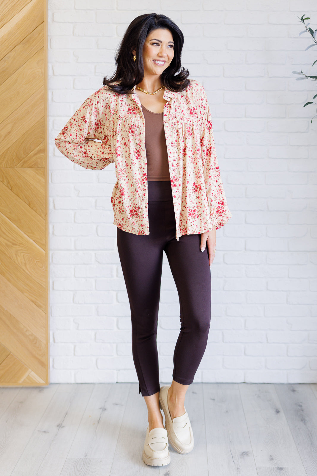 Reap What You Sow Button Down-110 Long Sleeve Tops-Inspired by Justeen-Women's Clothing Boutique