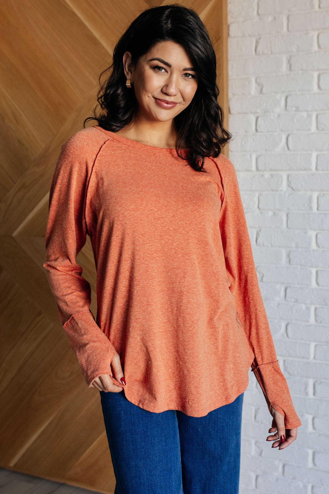 Rustic Charm Long Sleeve Top-110 Long Sleeve Tops-Inspired by Justeen-Women's Clothing Boutique