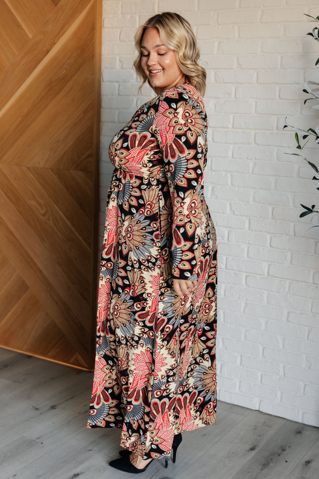 Send it Over Faux Wrap Maxi Dress-Dresses-Inspired by Justeen-Women's Clothing Boutique