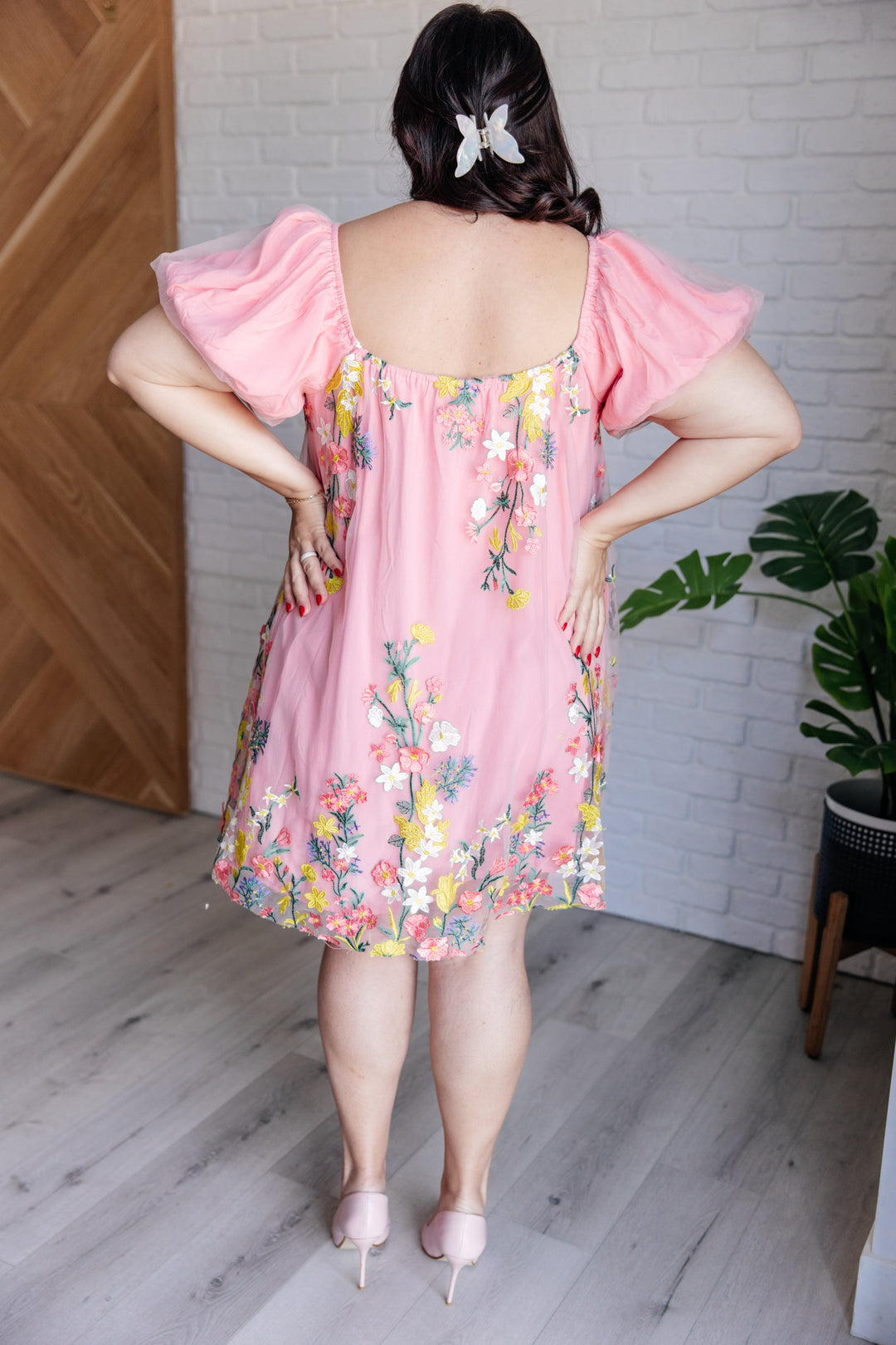 She's Blooming Balloon Sleeve Dress-Dresses-Inspired by Justeen-Women's Clothing Boutique