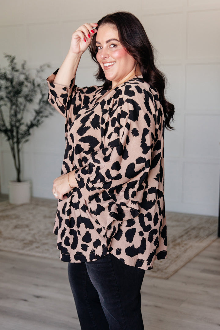 She's Got Eyes of Gold Batwing Blouse-110 Long Sleeve Tops-Inspired by Justeen-Women's Clothing Boutique