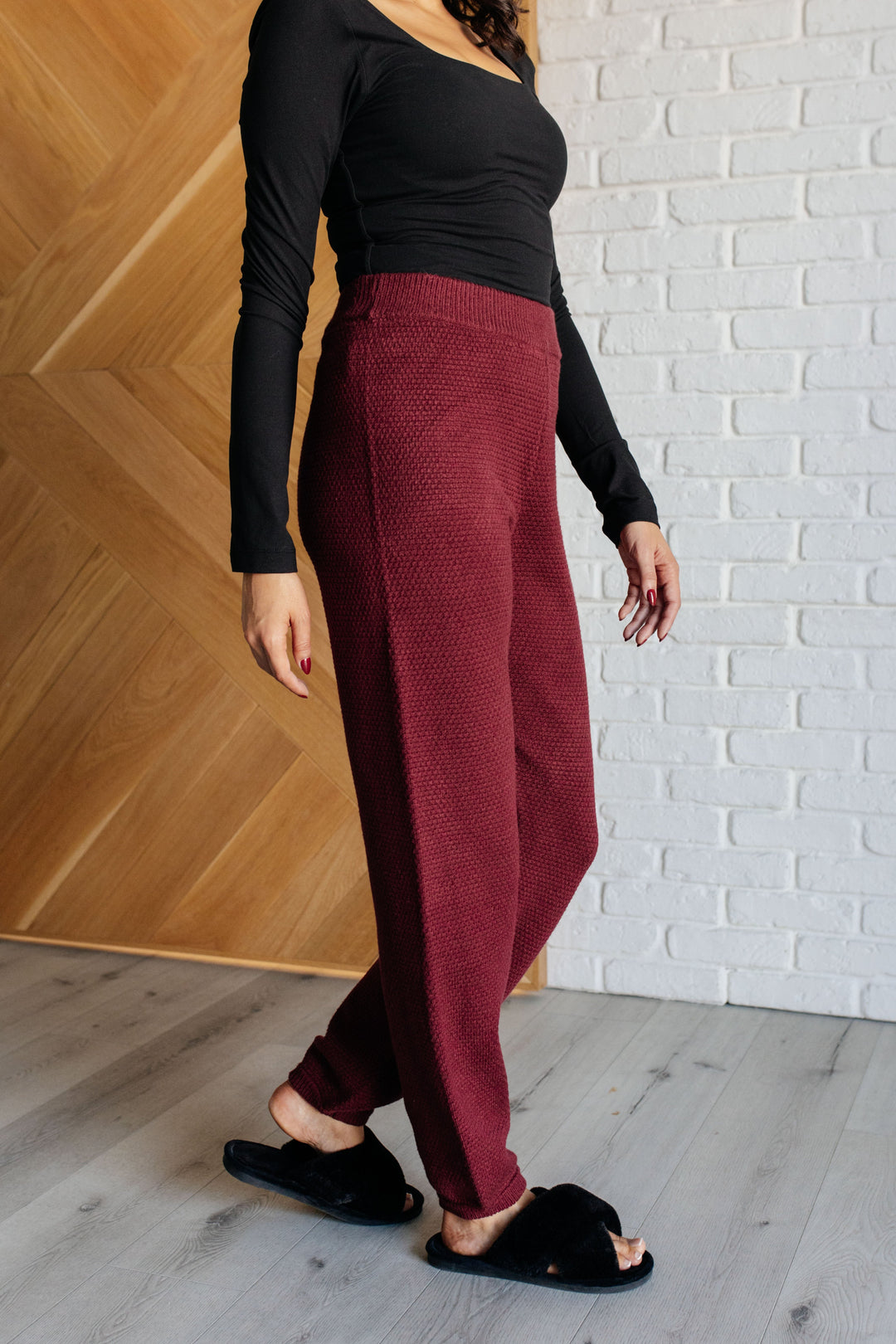 Simple Solution Knit Set in Wine-110 Long Sleeve Tops-Inspired by Justeen-Women's Clothing Boutique