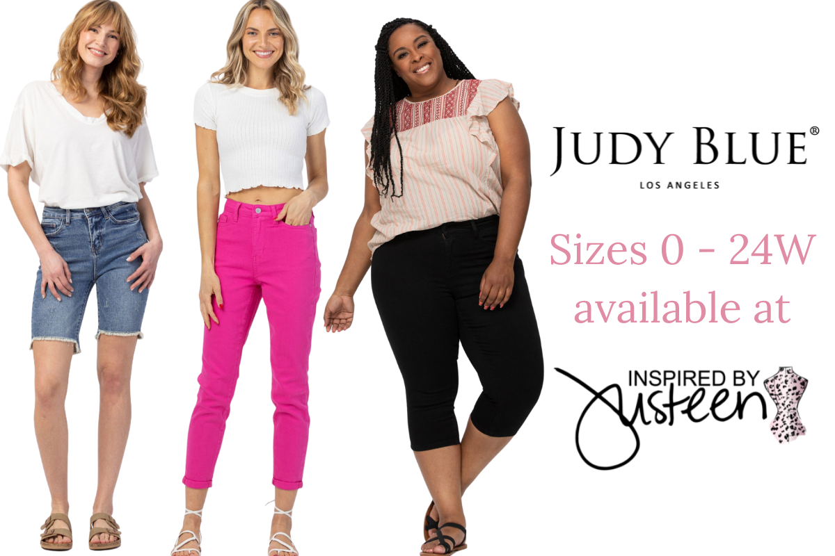Shop Judy Blue Denim at Inspired by Justeen | Size Inclusive Denim | Sizes 0 -24W | Chicago, IL