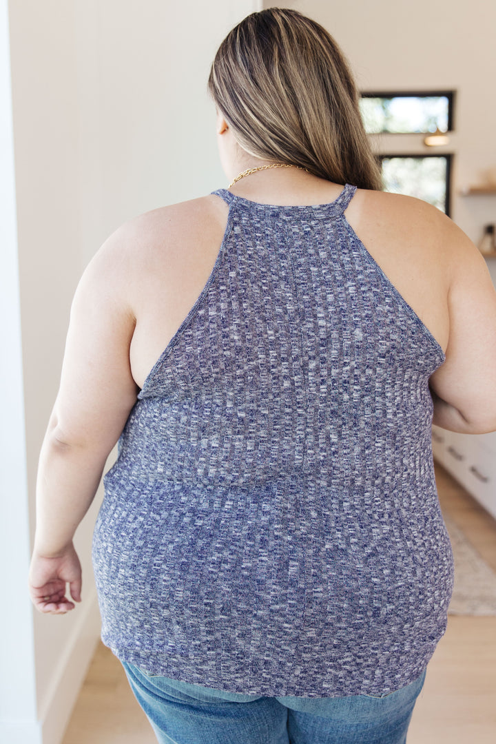 Small Talk Ribbed Halter Top-Tank Tops-Inspired by Justeen-Women's Clothing Boutique