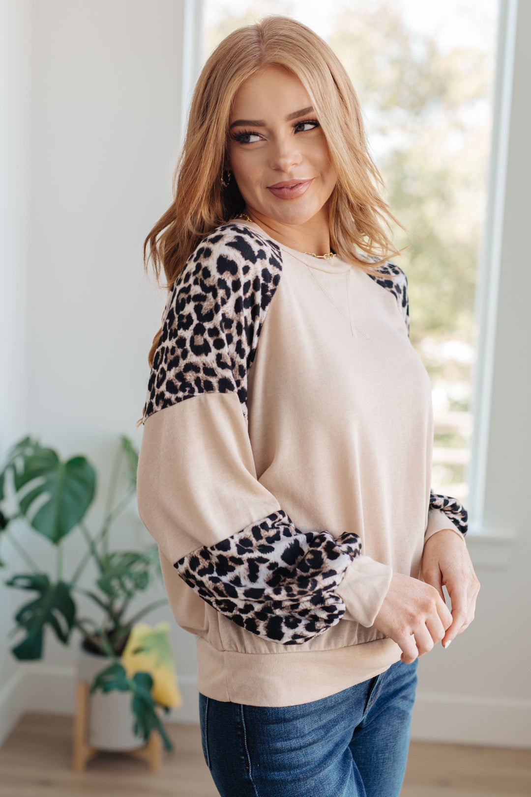 Sometime Safari Animal Print Top-110 Long Sleeve Tops-Inspired by Justeen-Women's Clothing Boutique