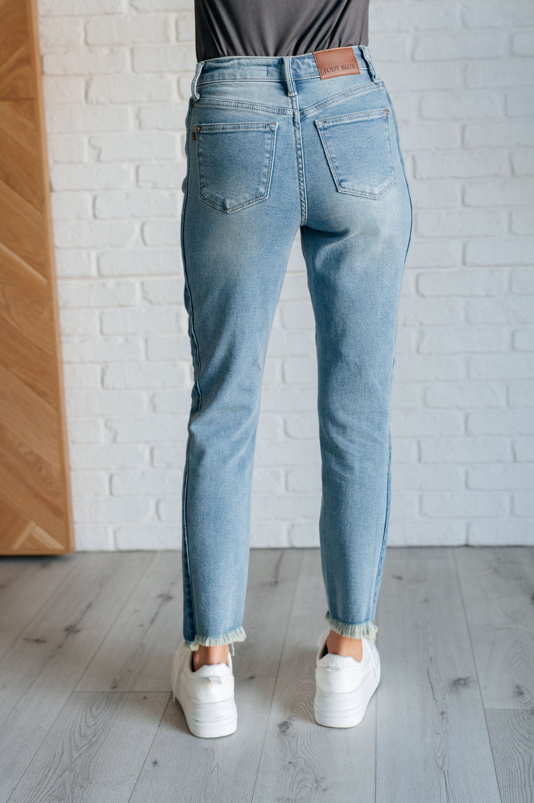 Susan High Rise Side Panel Detail Slim Jeans-Denim-Inspired by Justeen-Women's Clothing Boutique