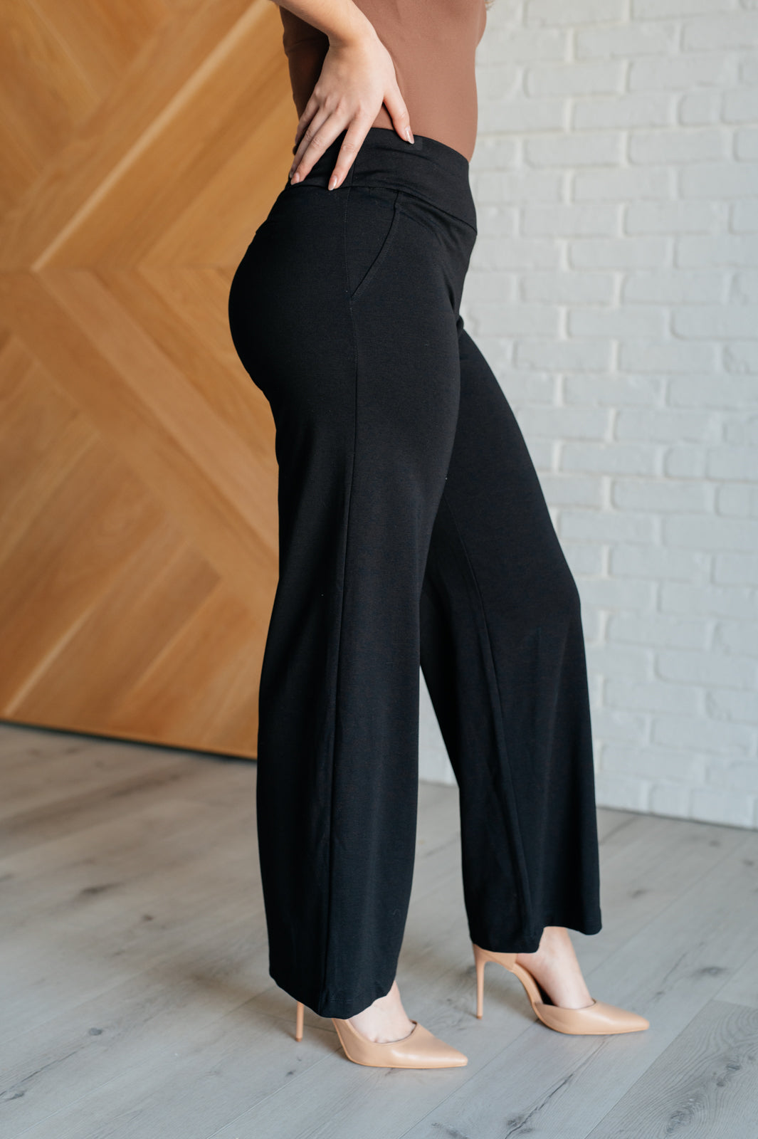 Magic Wide Leg Pants in Black-Pants-Inspired by Justeen-Women's Clothing Boutique