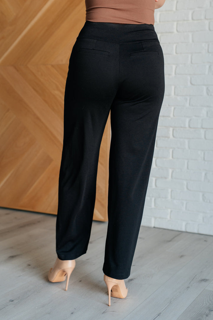 Magic Wide Leg Pants in Black-Pants-Inspired by Justeen-Women's Clothing Boutique