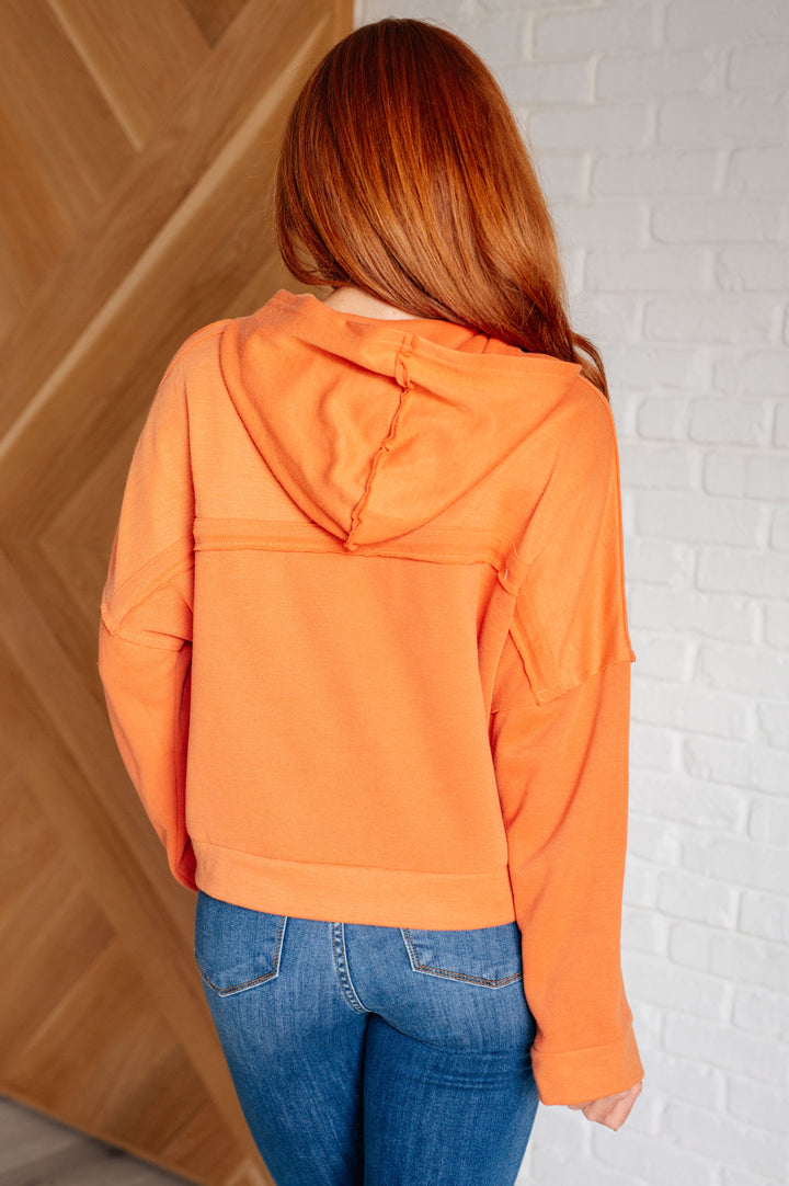 Throwback Heartthrob Hoodie in Orange-Sweaters/Sweatshirts-Inspired by Justeen-Women's Clothing Boutique