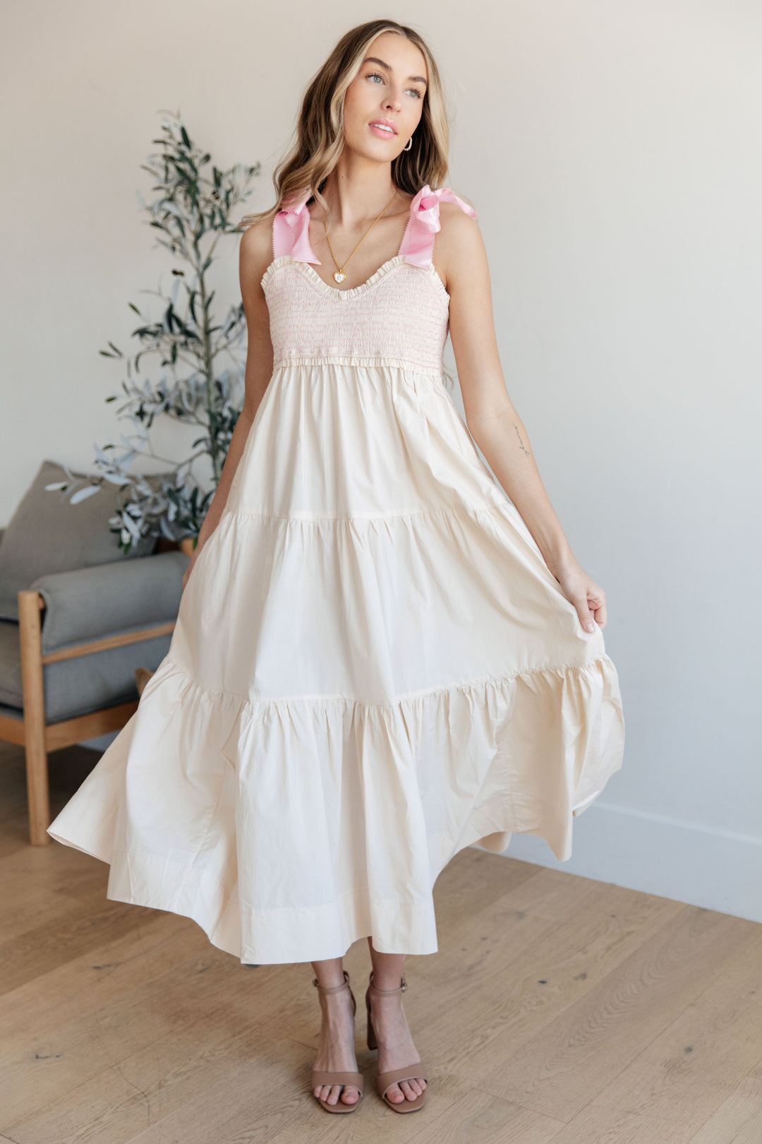 Truly Scrumptious Tiered Dress-Dresses-Inspired by Justeen-Women's Clothing Boutique in Chicago, Illinois