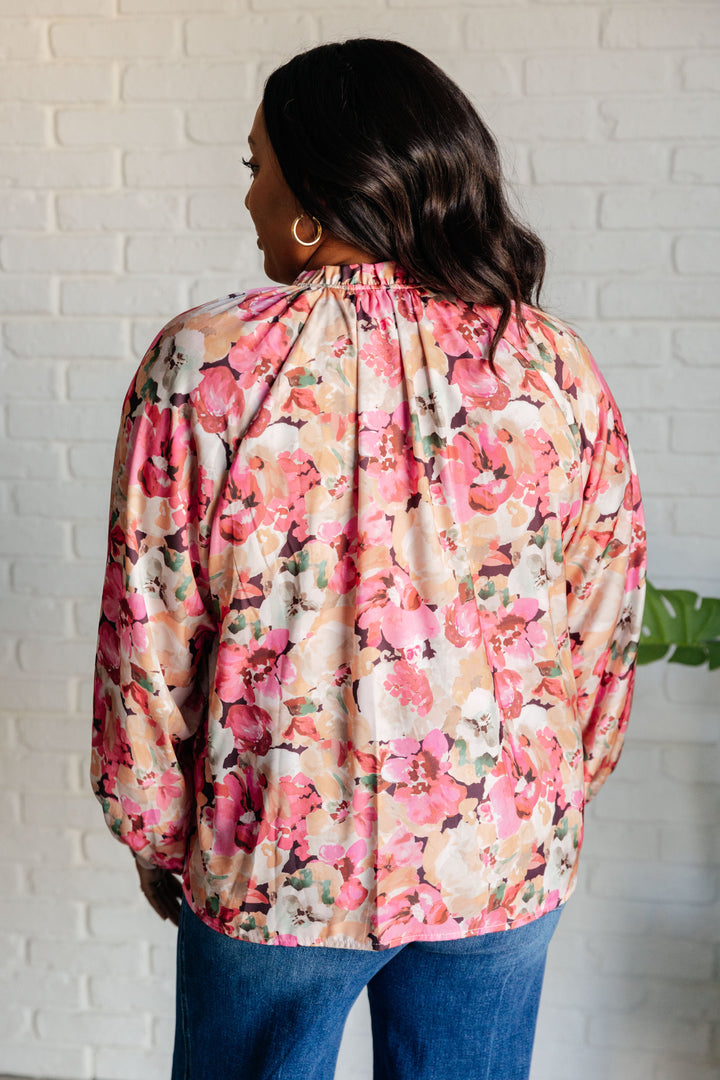 Understandably So Floral Blouse-110 Long Sleeve Tops-Inspired by Justeen-Women's Clothing Boutique