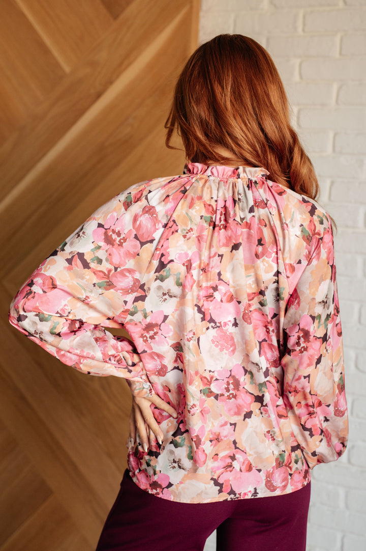 Understandably So Floral Blouse-110 Long Sleeve Tops-Inspired by Justeen-Women's Clothing Boutique