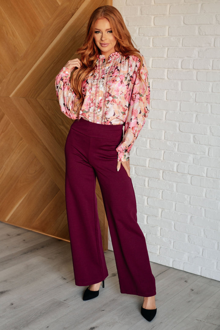 Understandably So Floral Blouse-110 Long Sleeve Tops-Inspired by Justeen-Women's Clothing Boutique