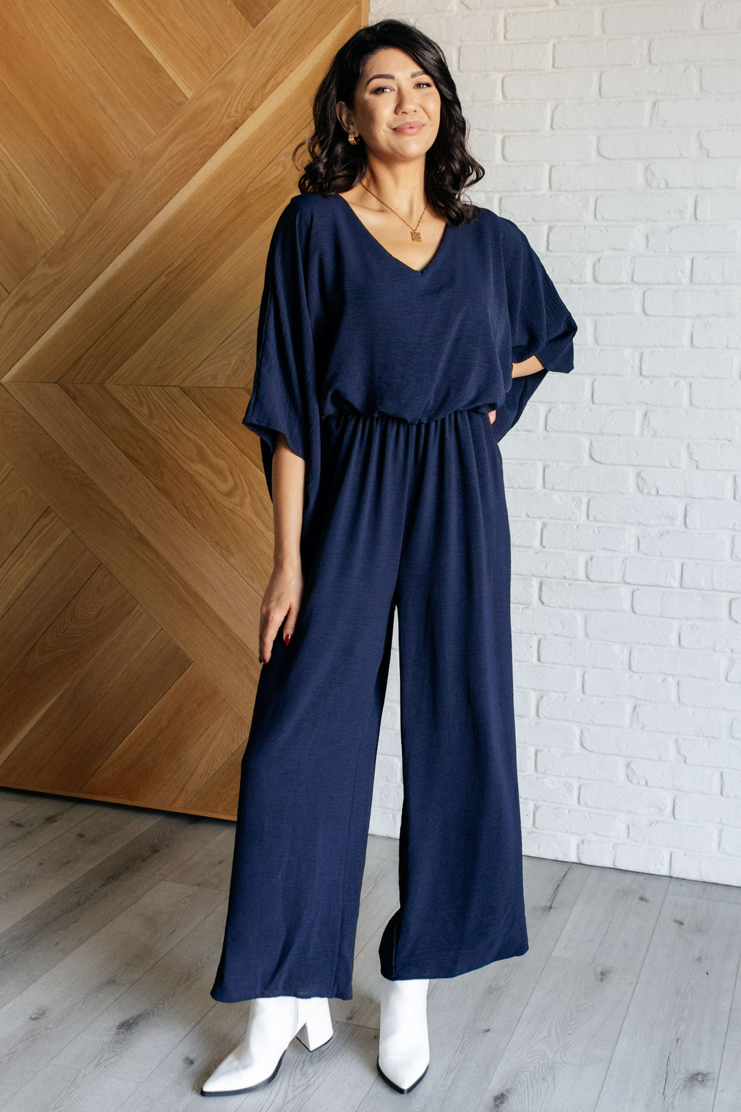 Up to Something Wide Leg Jumpsuit-Jumpsuits & Rompers-Inspired by Justeen-Women's Clothing Boutique