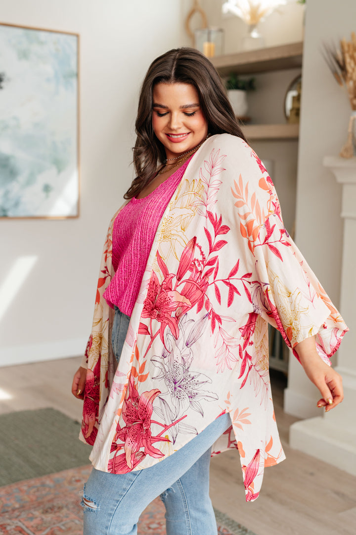 Vacay Season Bell Sleeve Kimono-Cardigans + Kimonos-Inspired by Justeen-Women's Clothing Boutique