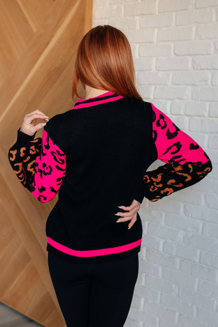 Wild About You Animal Print Sweater-Sweaters/Sweatshirts-Inspired by Justeen-Women's Clothing Boutique