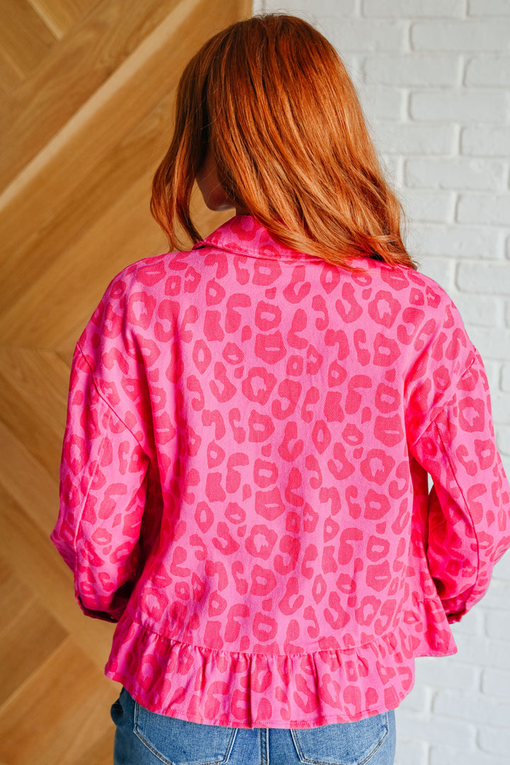 Wild At Heart Animal Print Button Down-Outerwear-Inspired by Justeen-Women's Clothing Boutique