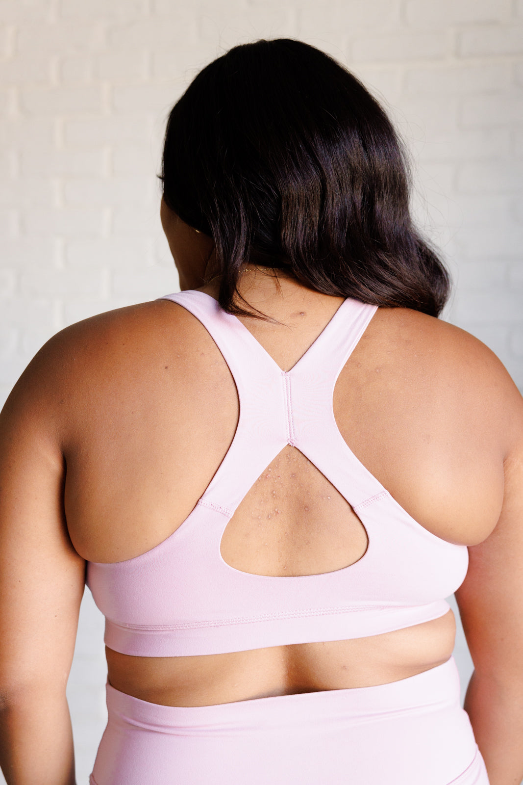 Working Out My Ego Cross Back Sports Bra in Mauve Peony-Tank Tops-Inspired by Justeen-Women's Clothing Boutique